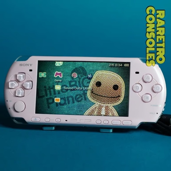 Sony Light Pink Handheld Gaming Console